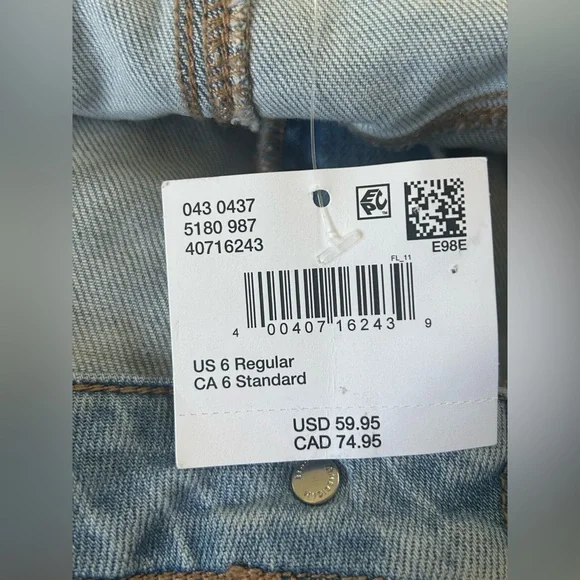 NWT AE High Rise wide leg jeans - Picture 4 of 5